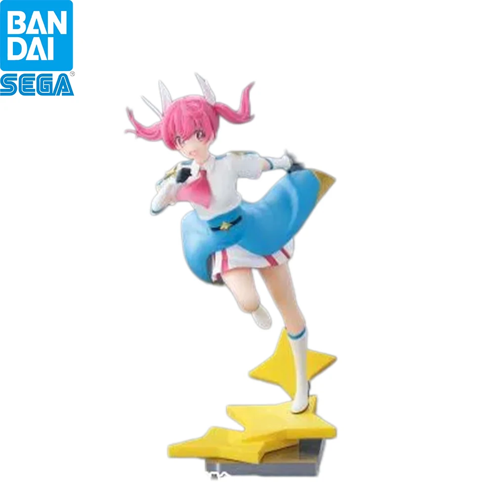 Original SEGA Luminasta Hanana Sakuragi Running Star Base Standing Anime Figure Desktop Decor Collection Gift