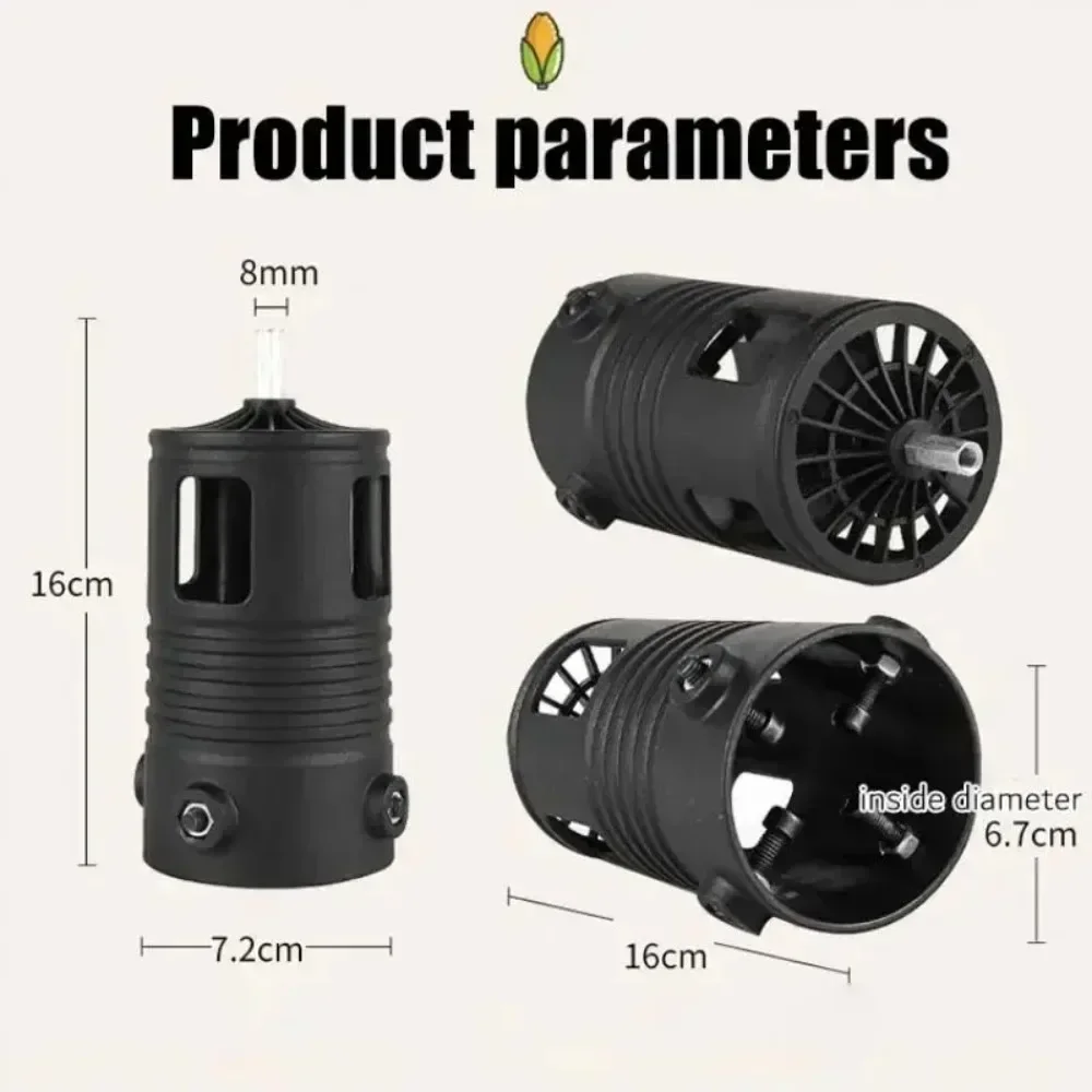 Portable Corn Thresher Fully Automatic Corn Peeling Machine Small Electric Grain Planer Separator Agricultural Tool Equipment