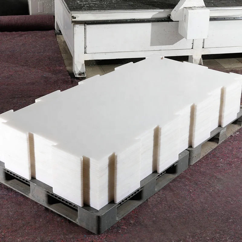 

High density polyethylene plastic skateable hockey for synthetic ice rinks