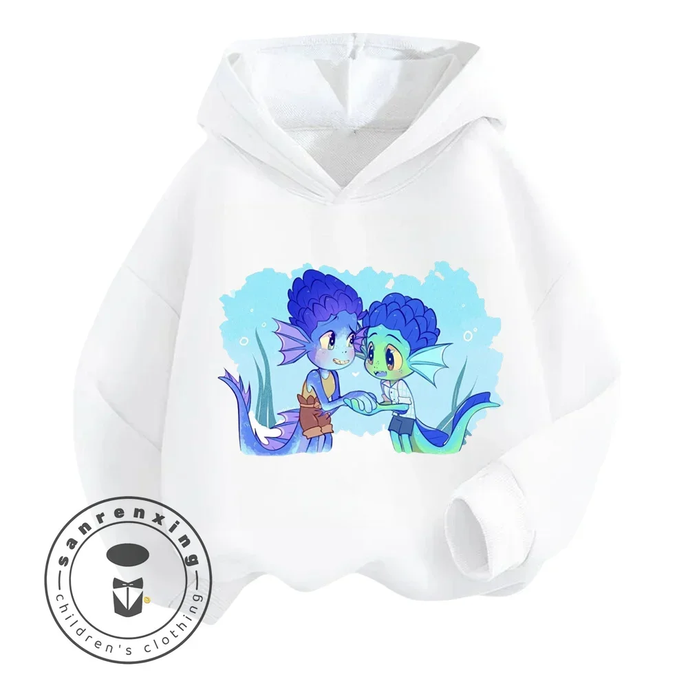 2024 Luca Cartoon Long Sleeve Sweatshirts Bursting with Vitality and Perfect Design Children's Autumn Winter Cheap New Hoodie