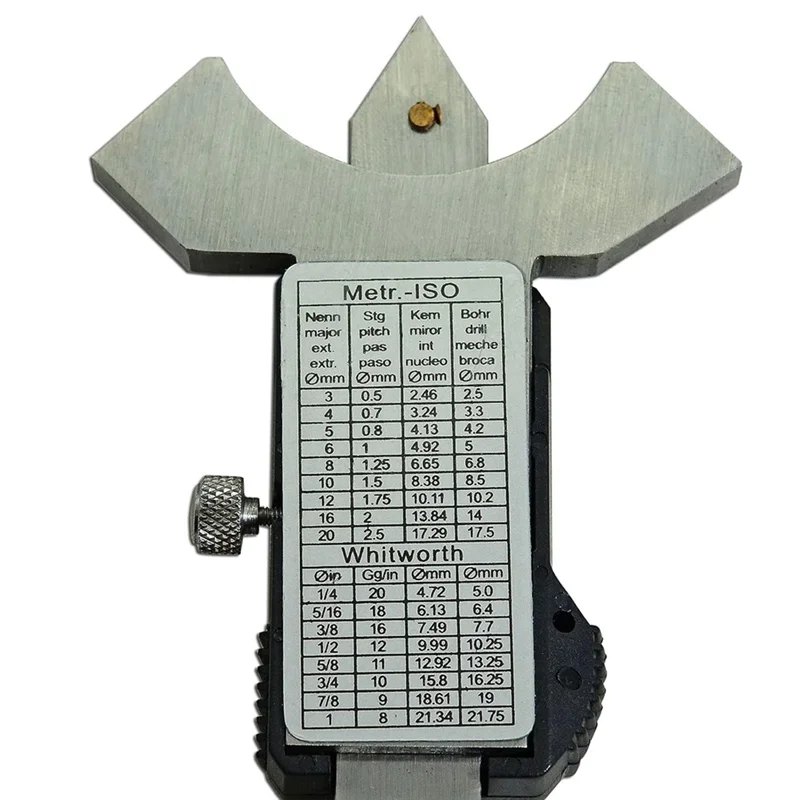 

N08R Digital Readout Welding Meter, Welding Test Ruler 4 Angle Display: 60°, 70°, 80°, 90° Reading Inches, Metric, Inches