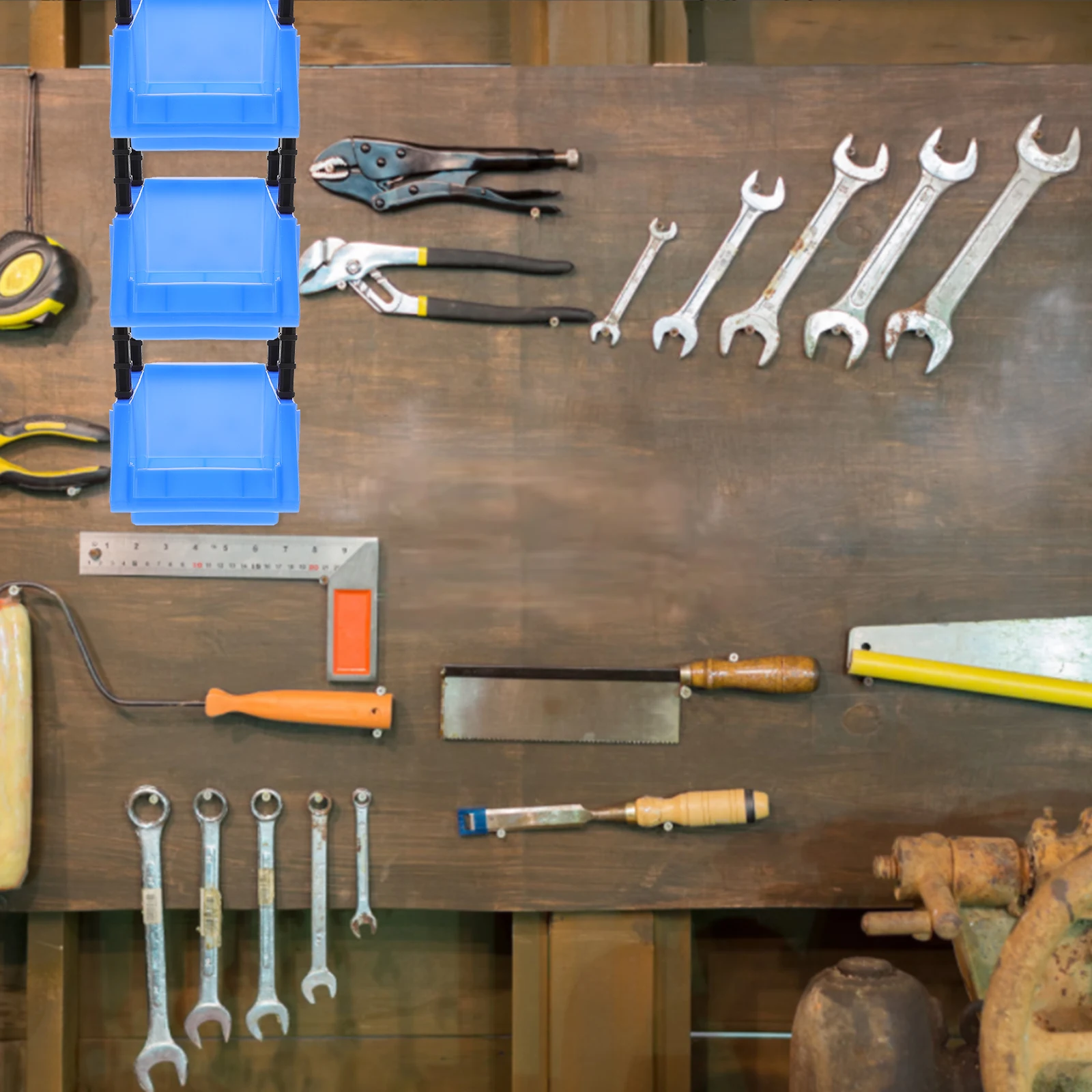 

8 Pcs Plastic Screw Box Hardware Storage Containers Kitchen Bins Organizer Boxes Parts Small Component