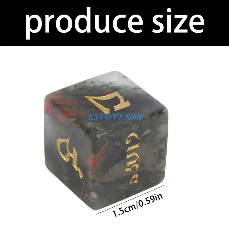 G6de Natural Crystal Six Side Dices Mult Sidide Table Game Dices Round Corner Play Dices Board Game Association #6