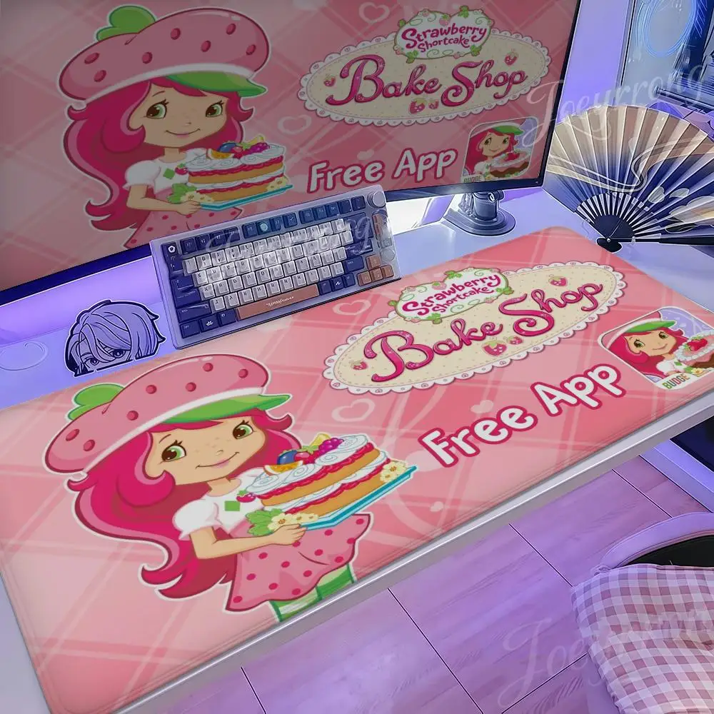 

Mouse Pad Hot Anime 1000x500 Taro Sakamoto Days XXL Large Gaming Non-slip Office Keyboard Mats Desk Mat S-Strawberry S-Shortcake