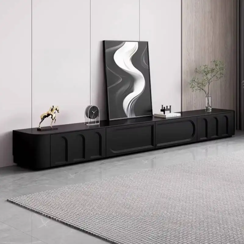 

Design Black Dark Tv Cabinet Decoration Drawers Nordic Storage Tv Cabinet Luxury Lounges House Szafka Pod Telewizor Furniture