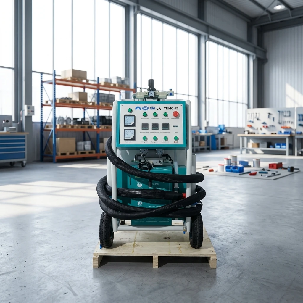 Customized Factory Pneumatic PU Spray Foam Machine Applied To Foam Sculpture Packaging Buffer Foam