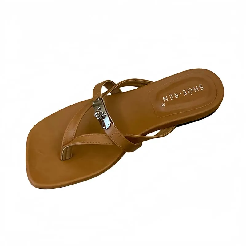

Silver Wedge Sandals Low Heels Slippers Summer 2026 Woman Design Black Shoes Casual Daily Wear Chunky Sandals