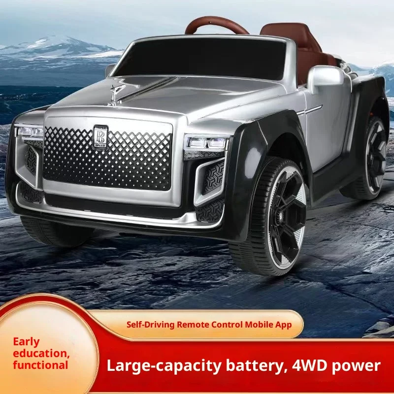 Rb Speed Ride On Electric Car Four Wheel Drive Remote Control Mobile App Early Education Large Capacity Battery Off Road