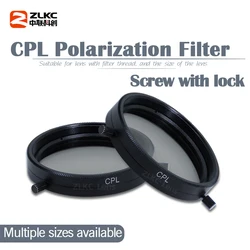 ZLKC CPL Polarization Filter or Filter Screw with Lock M25/M27/M28/M30/M30.5/M34/M35.5/M37.5/M40.5*P0.5  & M37/M39/M46/M49*P0.75