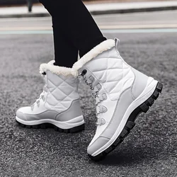 Winter Boots for Women High Quality Snow Boots Platform Thick Sole Outdoor Anti Slip Comfortable Work Shoes Warm Cotton Boots