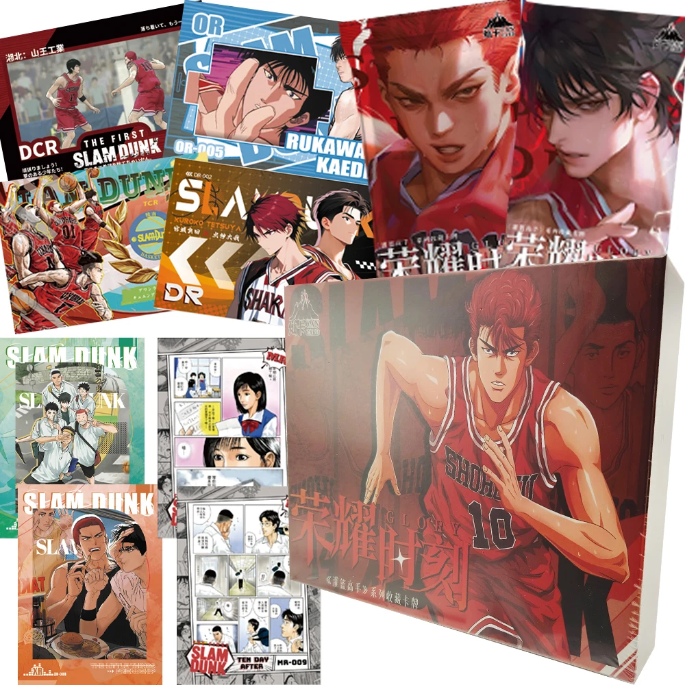 

Slam Dunk Collection Cards Rukawa Kaede Sakuragi Hanamichi Youth Passion Basketball Competition Glory Moment Anime Cards Gifts