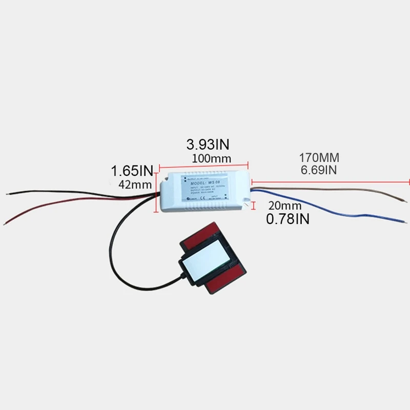 Đèn gương L69A cho cảm biến cảm ứng được cách ly cho mô-đun công tắc cảm ứng cho đèn pha gương