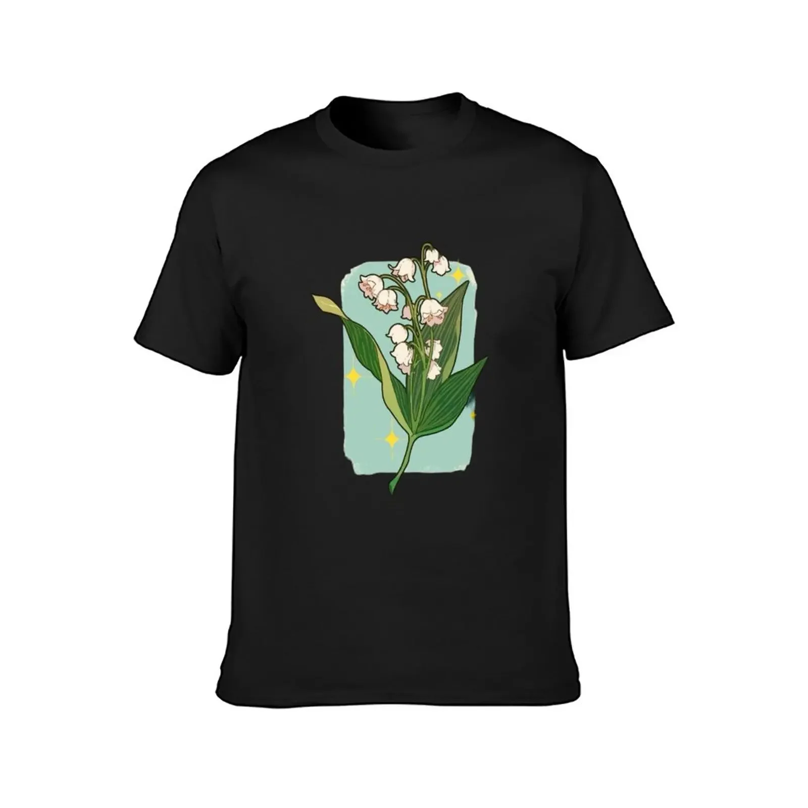 Lily of the Valley T-Shirt tops quick drying boys animal print men t shirt