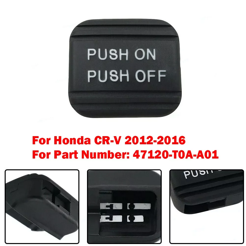 Rubber Car Emergency Parking Brake Pedal Pad Black Accessories 47120T0AA01 For Honda CR-V CRV 2012 2013 2014 2015 2016