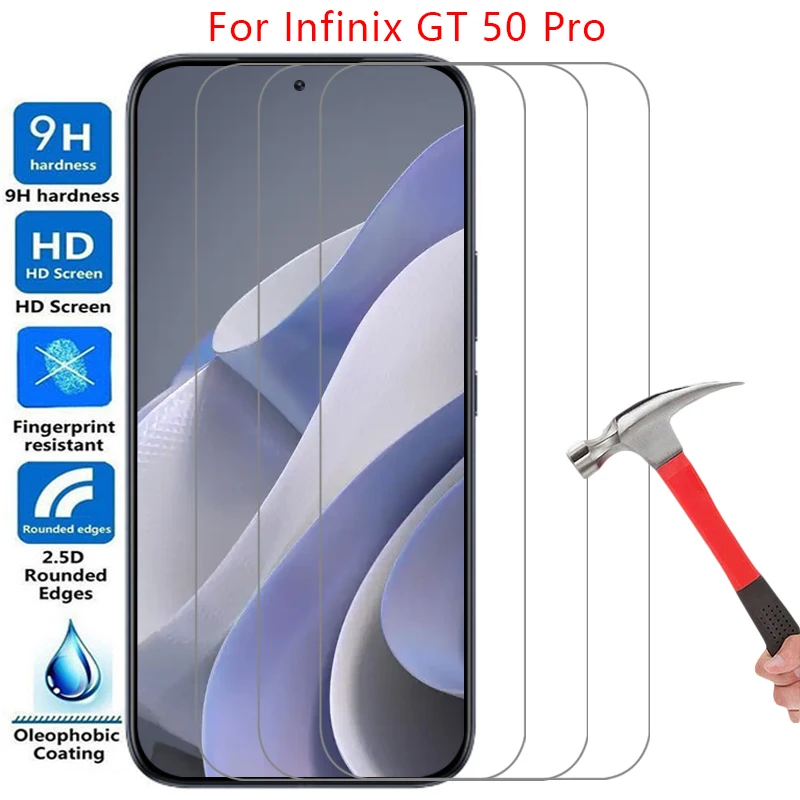 Funda para teléfono Infinix GT 50 Pro, cristal templado para Infinity GT50 50Pro GT50Pro 5G, cubierta trasera 360, Ifinix, Infini, Infinix, Infix