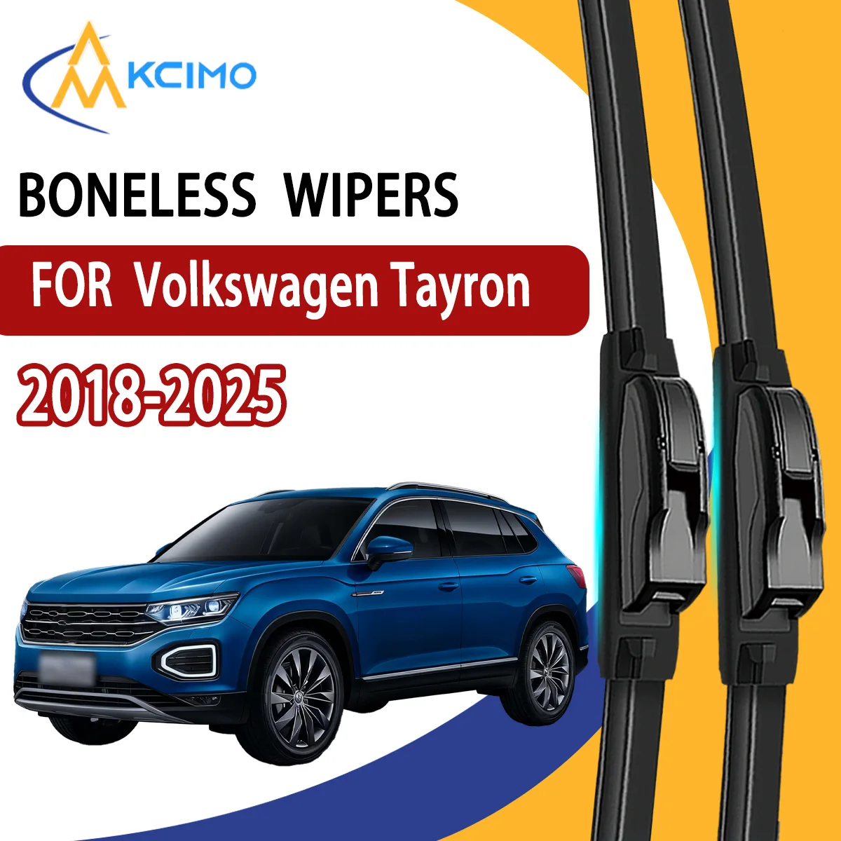 

2Pcs Front Windshield Wiper Blades For Volkswagen Tayron 2018-2025 Windscreen Window Car Accessories