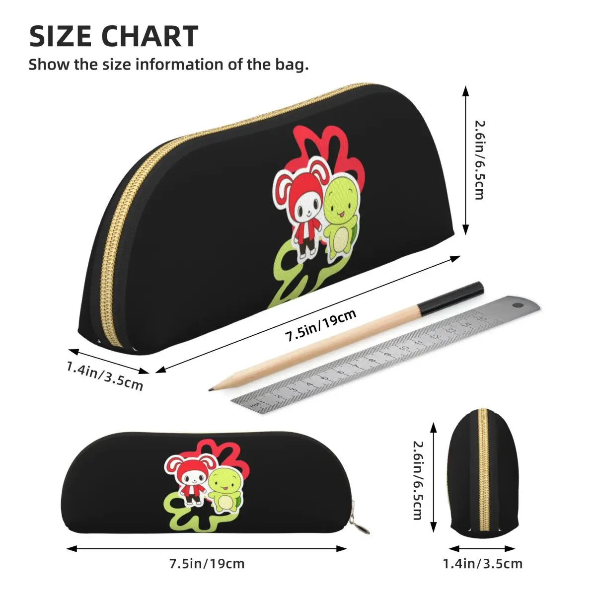 Jj ميكي مايزن مقلمة قلم رصاص الحقيبة تخزين القرطاسية لوازم سعة كبيرة صندوق القلم حقيبة أقلام رصاص لهدايا الطلاب