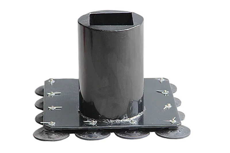 Wooden pile base, thickened suction cup, large iron plate base