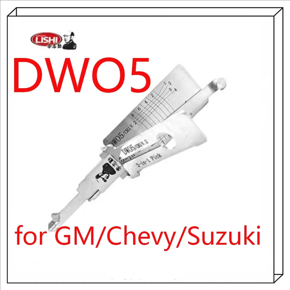 2026 NEUER Lishi 2-in-1 Pick/Decoder für GM/Chevy/Suzuki DWO4/DWO5/CH1 SCHLÜSSELSCHERWERKZEUG – Detail 1