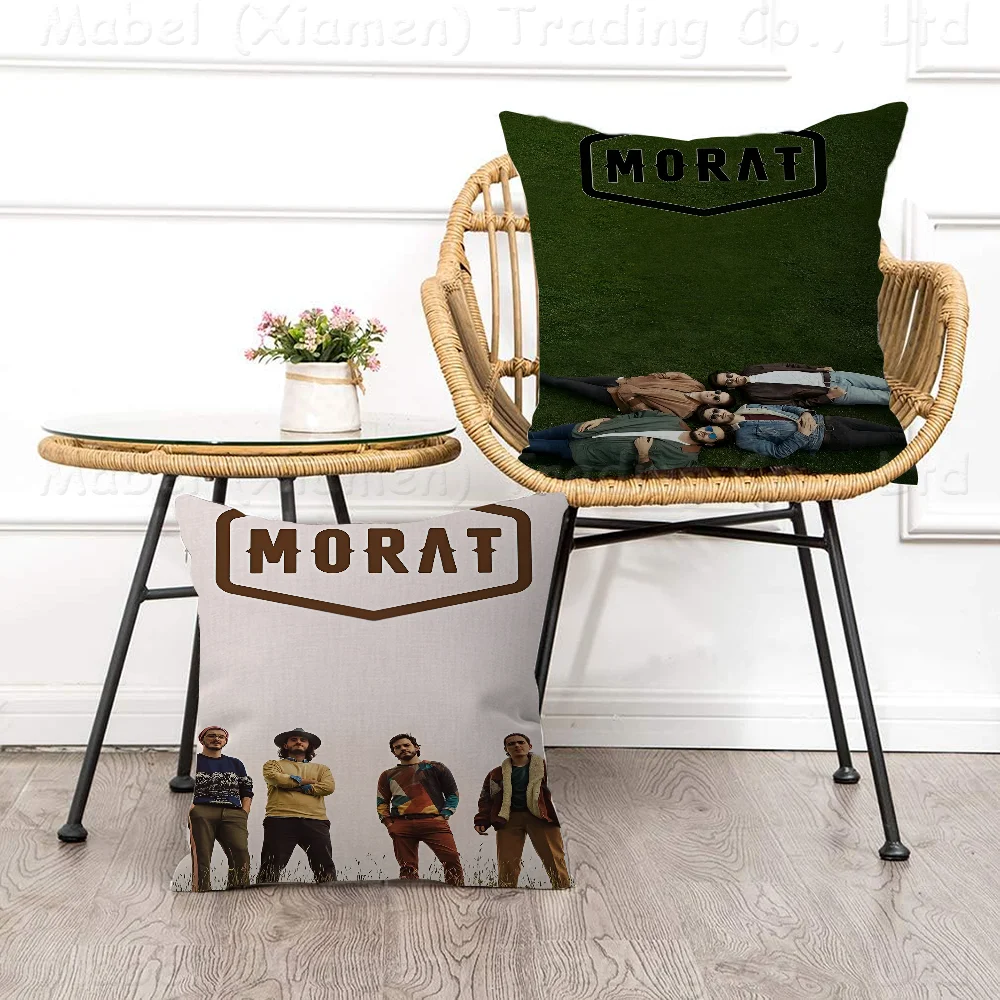 Morat Band Pillowcase Toon Gift Cushion Cover Bedroom Home Sofa Chair Seat Decor Pillow Case