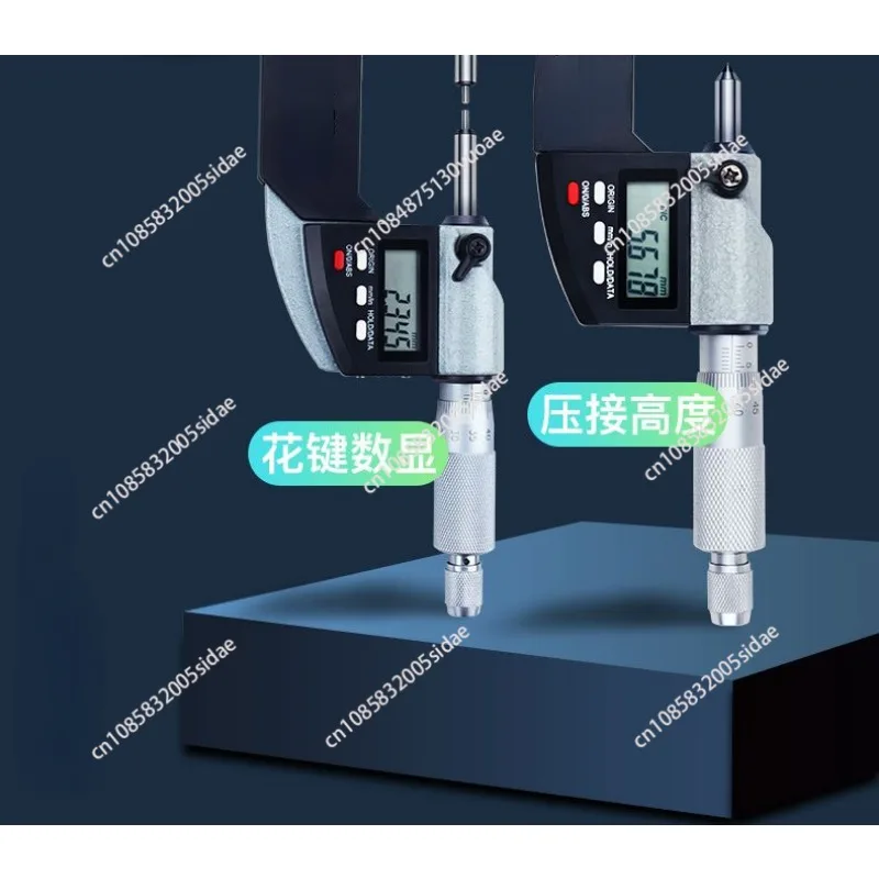 Three-quantity single and double pointed head wall thickness round head spline small probe