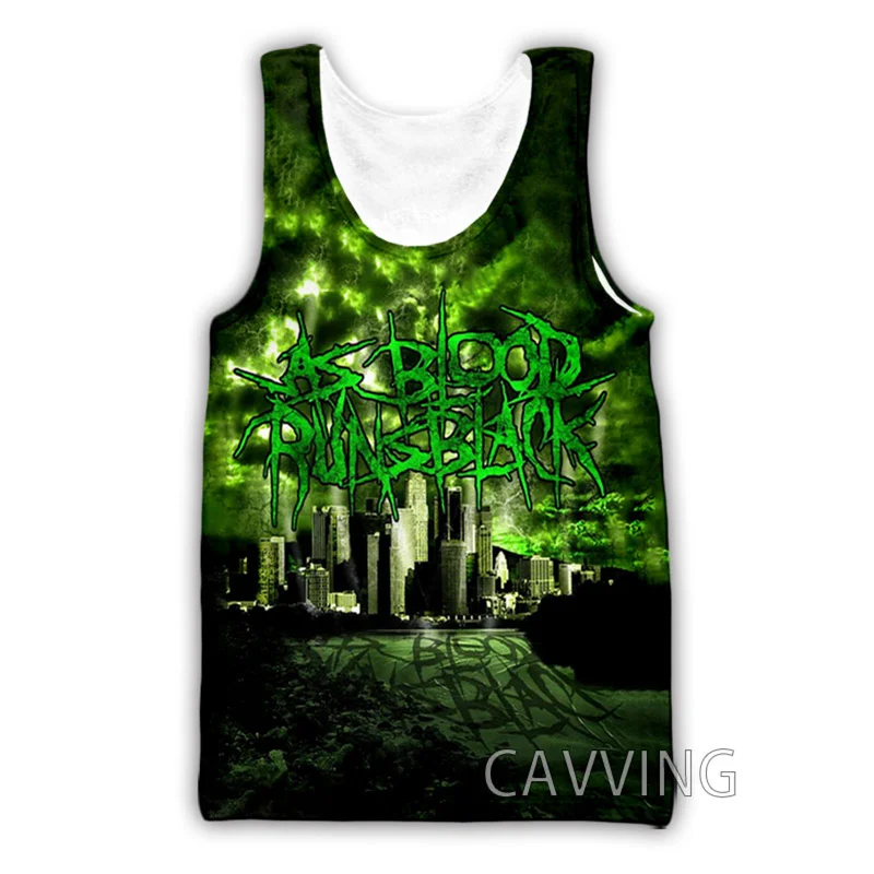 CAVVING 3D Printed  As Blood Runs Black Tank Tops Harajuku Vest Summer Undershirt Shirts Streetwear for Men/women
