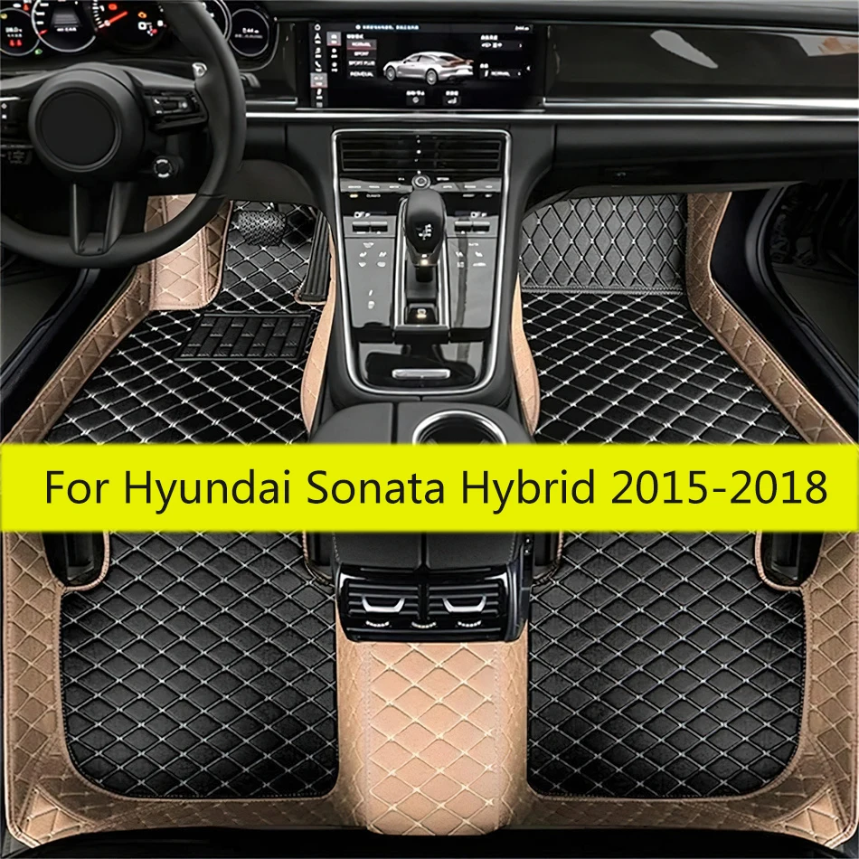 

For Hyundai Sonata Hybrid 2019 2018 2017 2016 2015 Car Floor Mats Auto Carpets Protect Interior Accessories Rugs Parts Covers