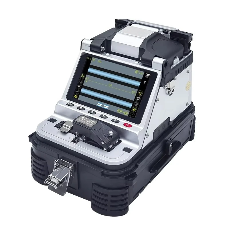 AI-20 6 Motor Fiber Optic Fusion Splicer | High-Precision Core Alignment Splicing Machine