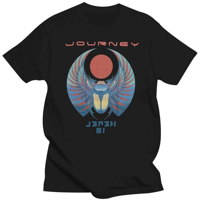 Journey Japan 81 S, M, L, XL, 2XL,3XL 4XL 5XL Silver T Shirt Men'S TShirts O-Neck Tee Shirt Men Clothing Top Tee