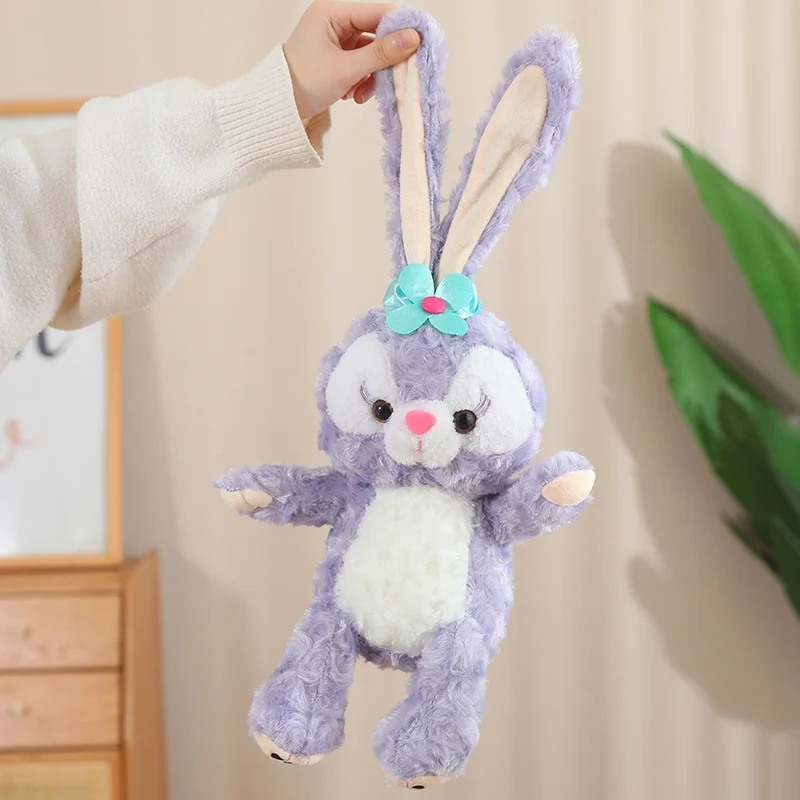 StellaLou dos desenhos animados brinquedo de pelúcia calmante boneca animal de pelúcia orelhas longas coelho plushies confortável fofinho travesseiro decoração do quarto menina