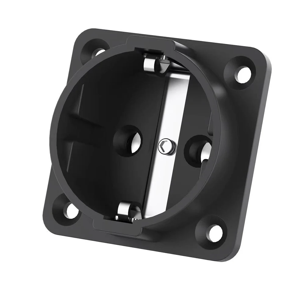 Monosaudio ES3R Pure Copper 99.998% Rhodium Plated EU Schuko Sockets AC16A 250V EU Power Socket Eur European Power Chass