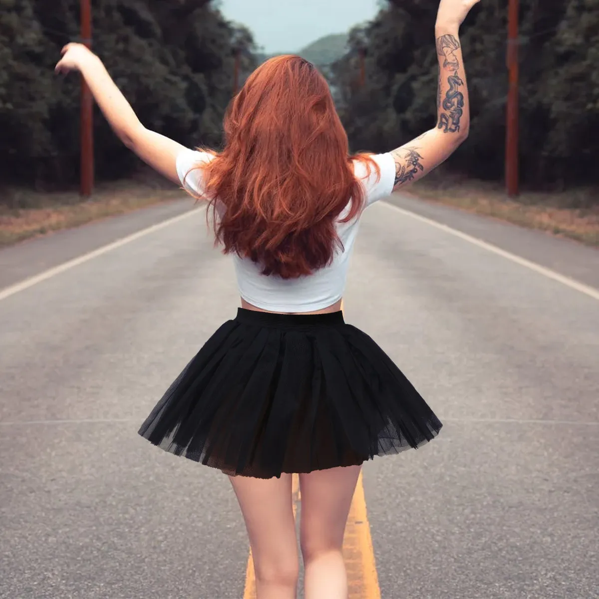 

Детская трехслойная юбка из фатина, короткая легкая юбка-пачка для вечеринок, балета и танцев, разноцветная, из многослойной сетки