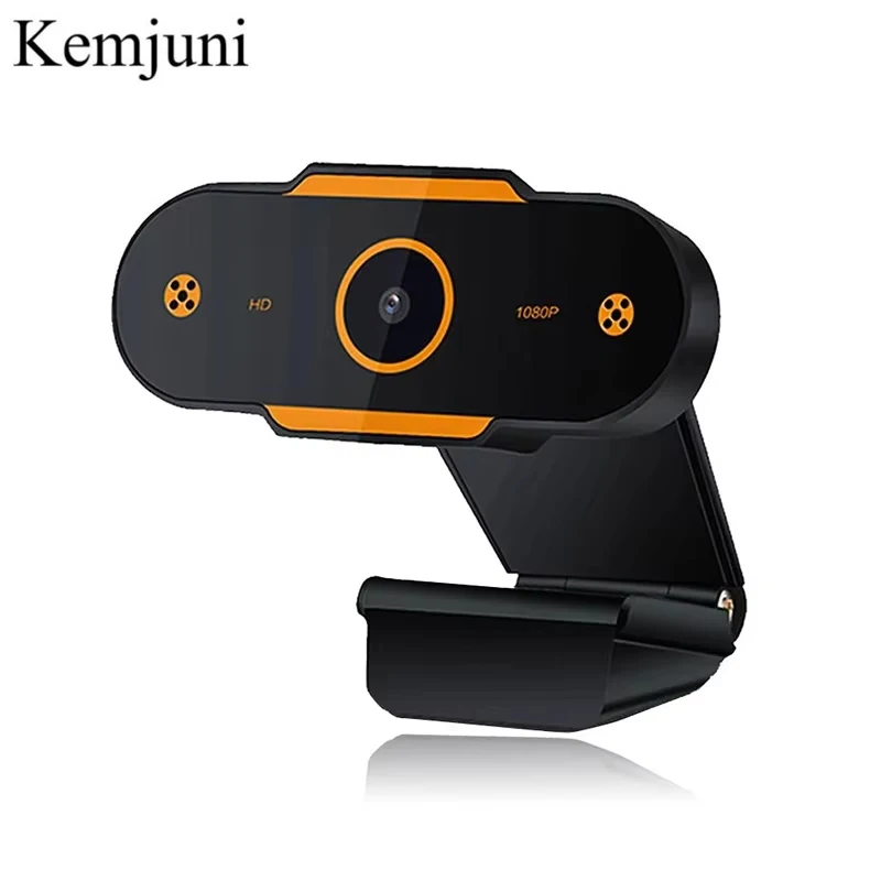 Kemjuni Camera 4K-480P HD Auto Focus Webcam CMOS TV Camera with Mic for Video Calling Network Teaching Meeting