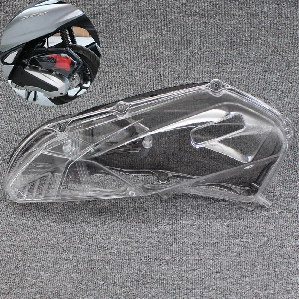 For Honda Pcx160 PCX 160 2021 ACC Motorcycle Air Filter Cover Dust Cover Intake Box Transparent Protective Case