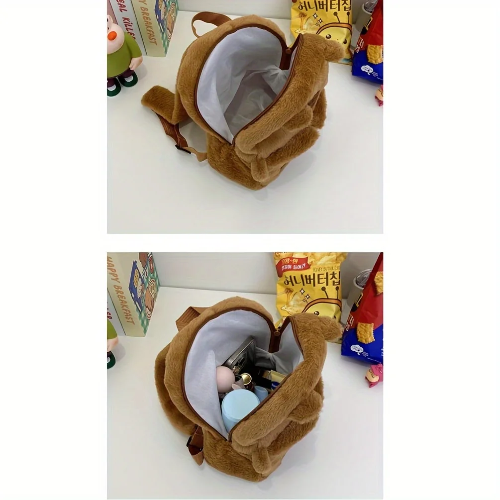 حقيبة ظهر كابيبارا اللطيفة للنساء - محفظة قابلة للطي للكلية والسفر، هدية عيد ميلاد مثالية لمحبي الحيوانات، حقيبة ظهر للسفر #6