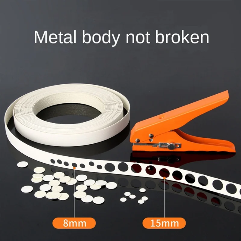 ثقب الورق المحمول، كماشة ثقب خاصة لربط الحواف، جسم معدني 15 مم