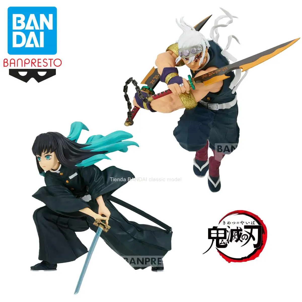 

100% genuine Official Bandai Banpresto Demon Slayer: Kimetsu no Yaiba okitou Muichirou Uzui Tengen Anime Collectible Boxed Model