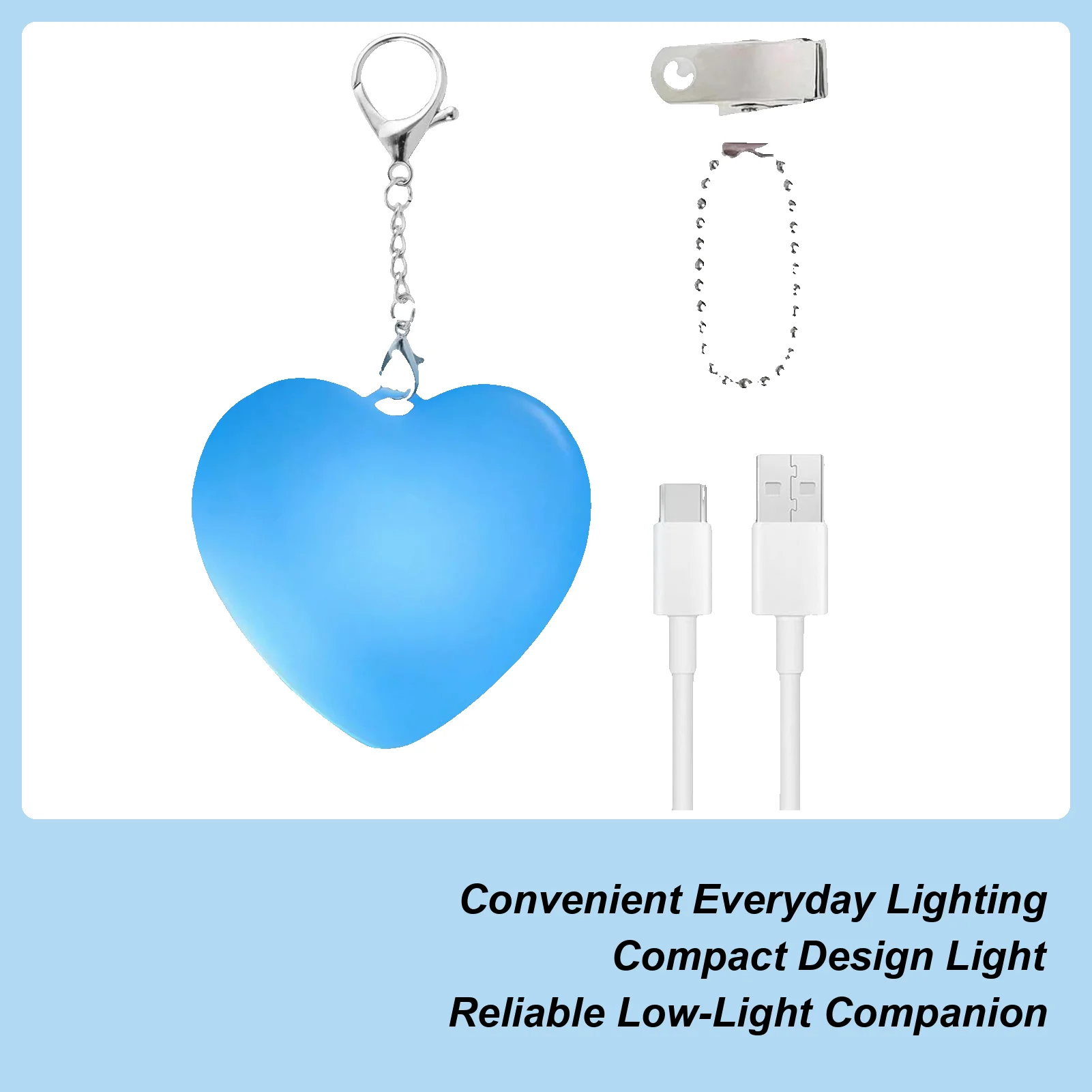 LED Handbag Light LED Rechargeable Automatic Sensor Portable Keyrings Purse Touch Light For Bedroom Home Winter Bedside Desktop