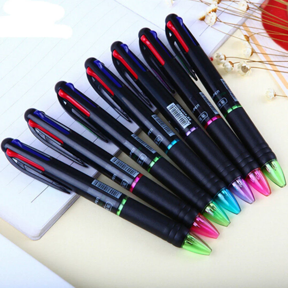 

0.7 Mm Ball Point Pen Refillable Stationary Office Gift MultiColor Ballpoint Pen Portable Writing Tools For Students School Home
