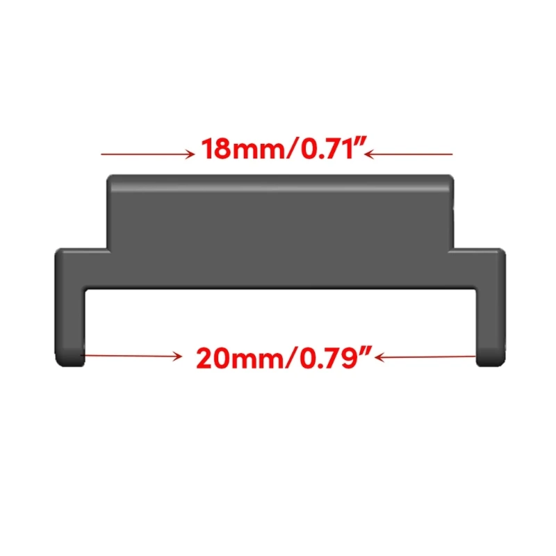 DX11 สำหรับ 18 มม.-20 มม.สายรัดข้อมือโลหะสิ่งที่แนบมานาฬิกาการเชื่อมต่อ Lugs อะแดปเตอร์ 2 ชิ้น