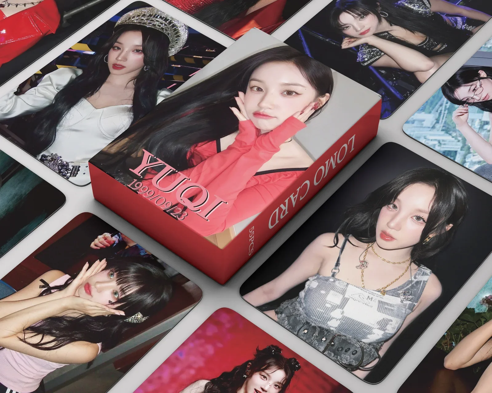 55Pcs/Set (G)I-DLE Idol Girl YuQi New Album I SWAY Photocards MiYeon SoYeon YuQi ShuHua Minnie HD Printd Personal Lomo Card Fans