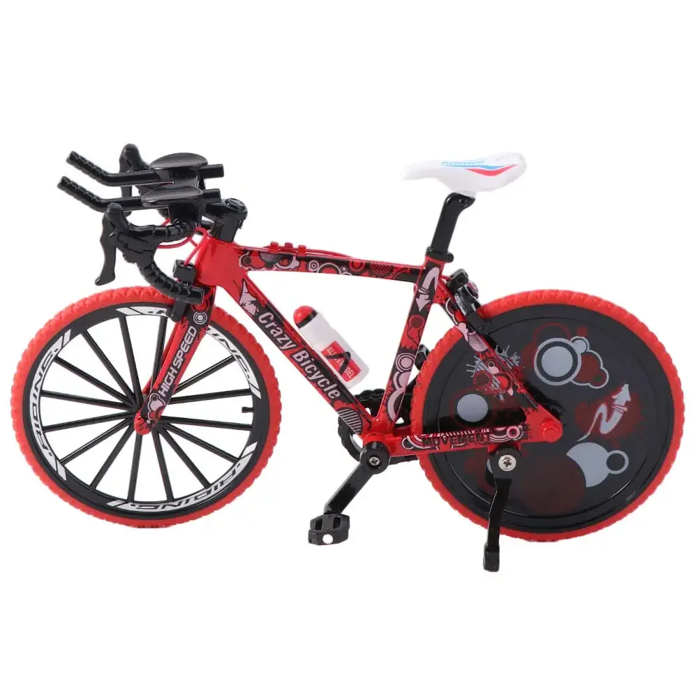 1:8 Scale Bicycle Model Toy TT Racing Road Mountain Finger Mini Bike Diecast Home Decor Simulation Bike Collection