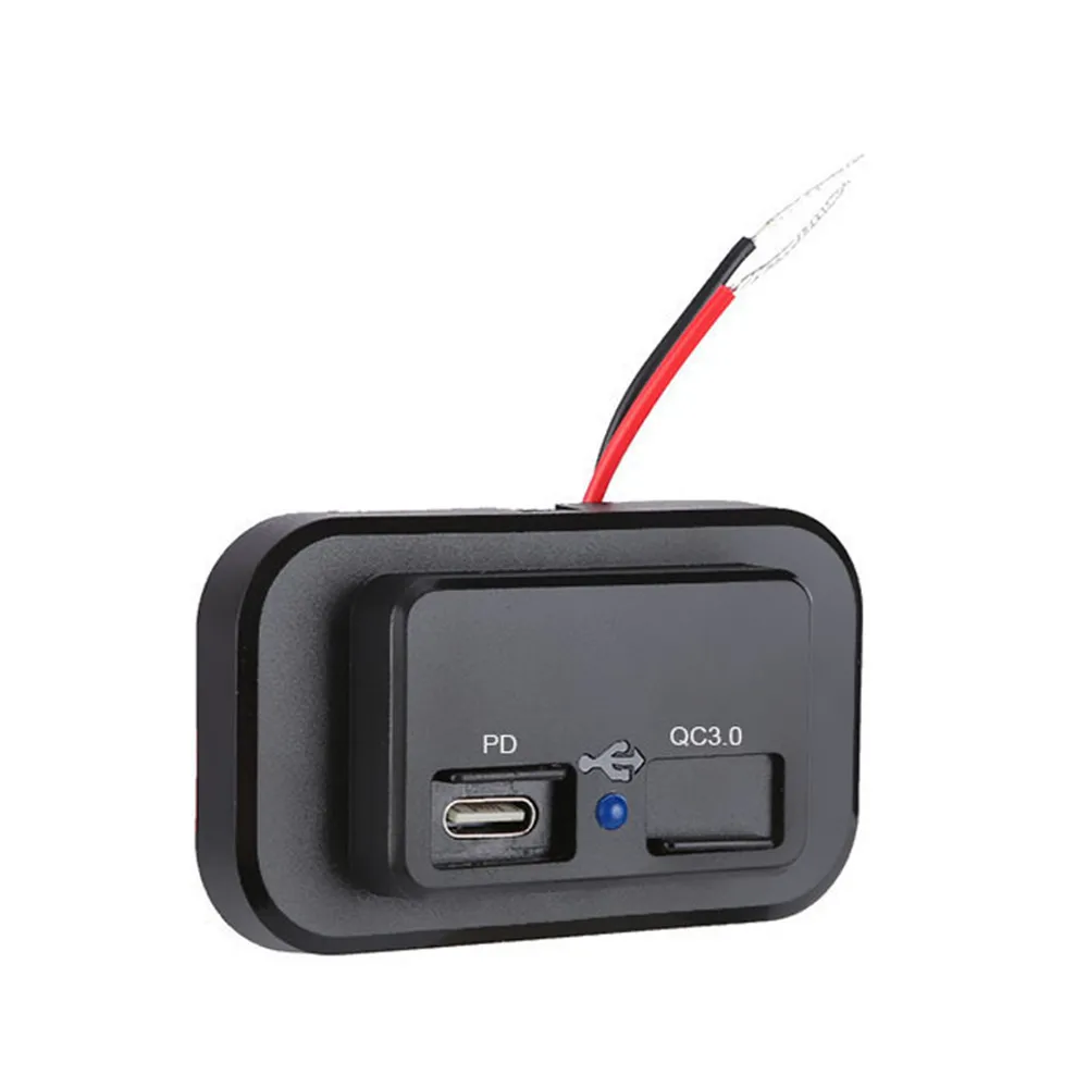 Dual USB Car Charger Socket 12V/24V 3.1A 4.8A USB Charging Outlet Power Adapter for Motorcycle Camper Truck ATV Boat Car RV
