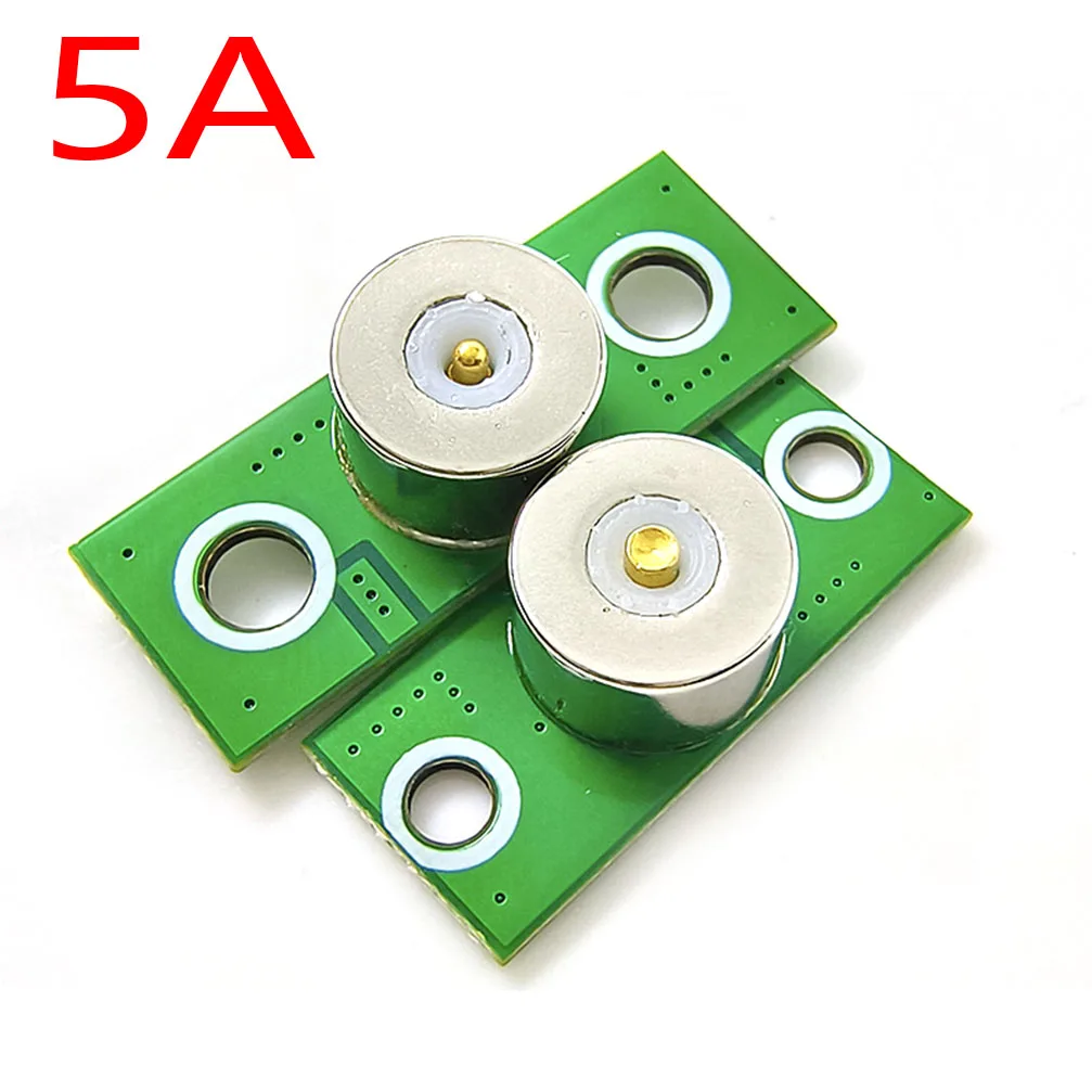 

5A 10mm DC Magnetic Pogo Pin Connector Pogopin Male Female spacing Spring Loaded DC Power Socket With installation holes
