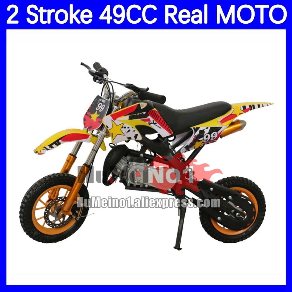 49CC 50CC 2 Stroke Dirt Bike Mountain Mini Motorcycle Small Buggy Gasoline ATV Off-road Superbike MOTO Child Vehicle Motorbike