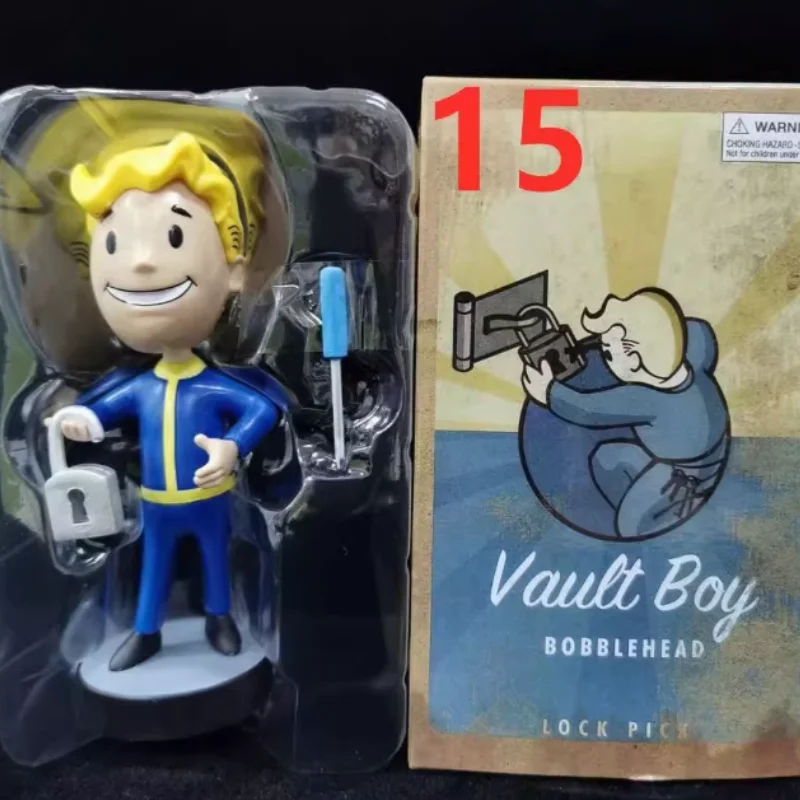 Bobblehead kawaii vault menino conjunto completo figura brinquedos anime figura de ação estátua coleção modelo boneca quarto ornamento brinquedos presente
