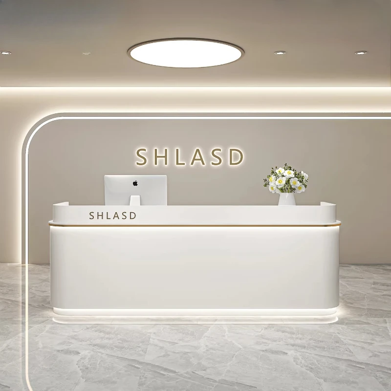 

Aesthetic Hotels Reception Desks Boutique Custom Executive Clearance Reception Desk Events Luxury Empfangstresen Theke Furniture