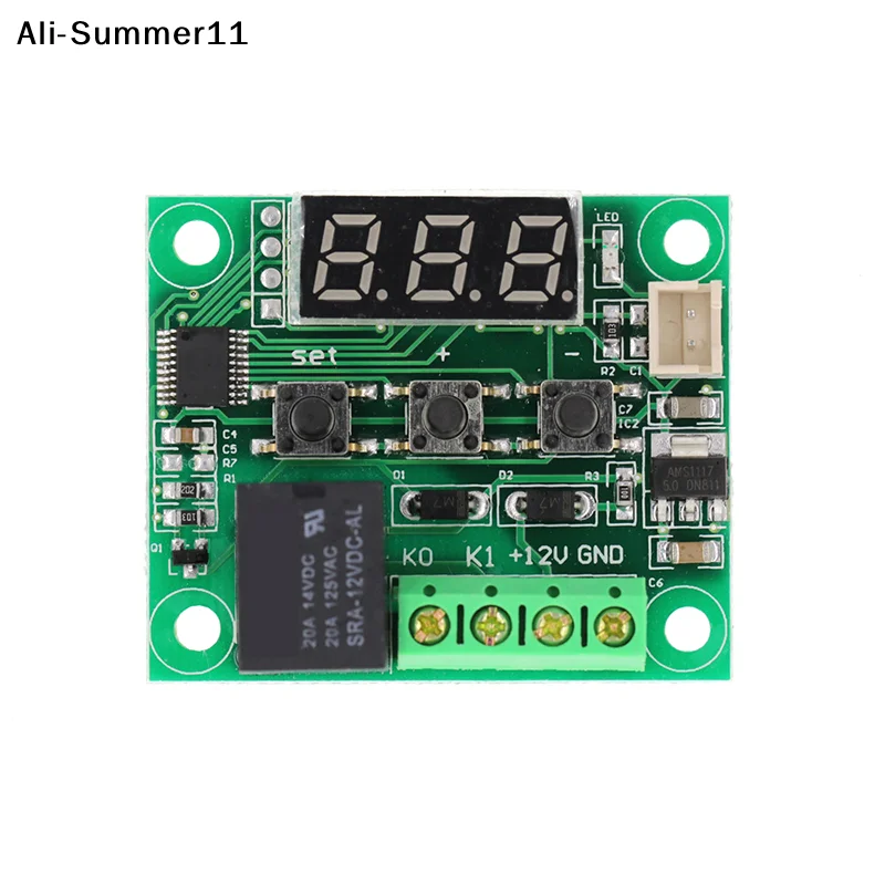 【A6L】Temperature Controller Switch Module XH W1209 LED Display Digital Thermostat Controller Board Module Waterproof NTC Probe