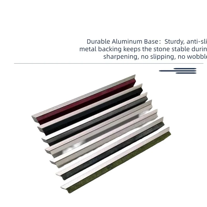 Fixed Angle Sharpening System Whetstone Set 1500 3000 5000 6000 8000 10000 12000 Grit with Polish Leather Paste