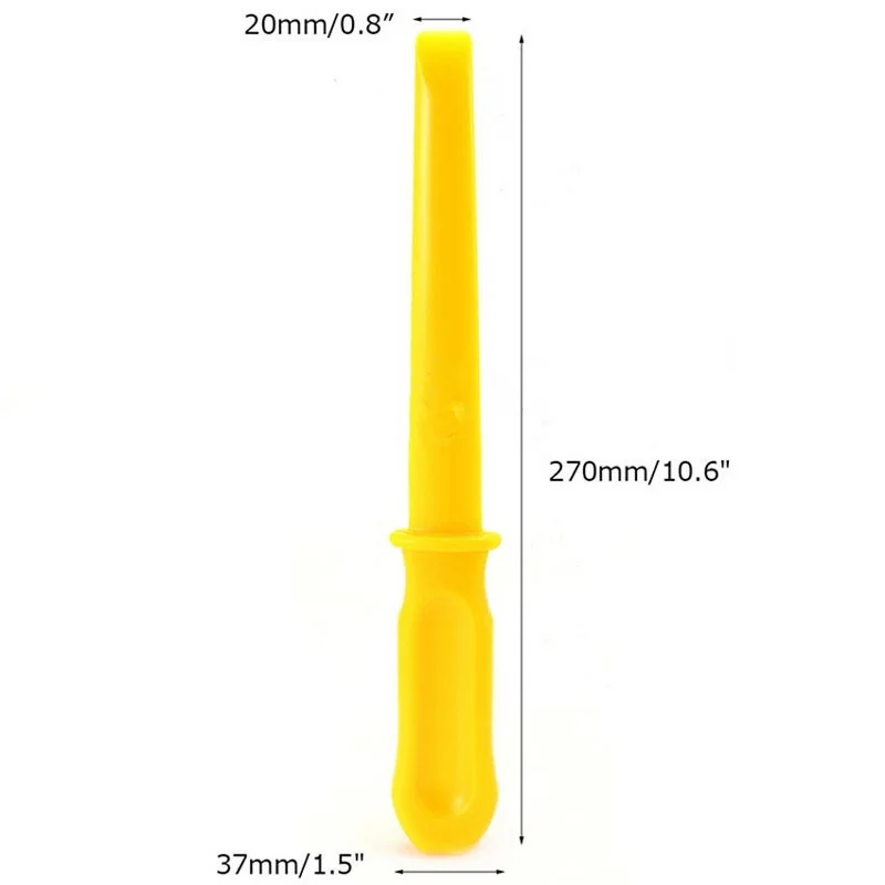 

1PC Wheel Balancer Adhesive Stick On Tape Weight Scraper Remover Tool Yellow